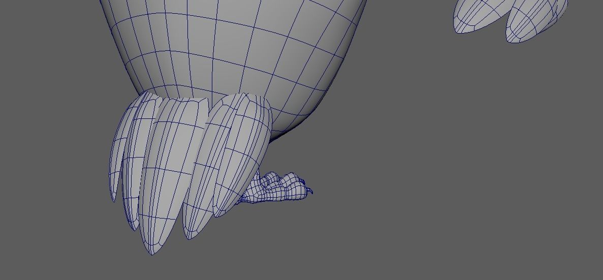 Cartoon Cute Owl Character 3D Model Low-poly 3D model_6