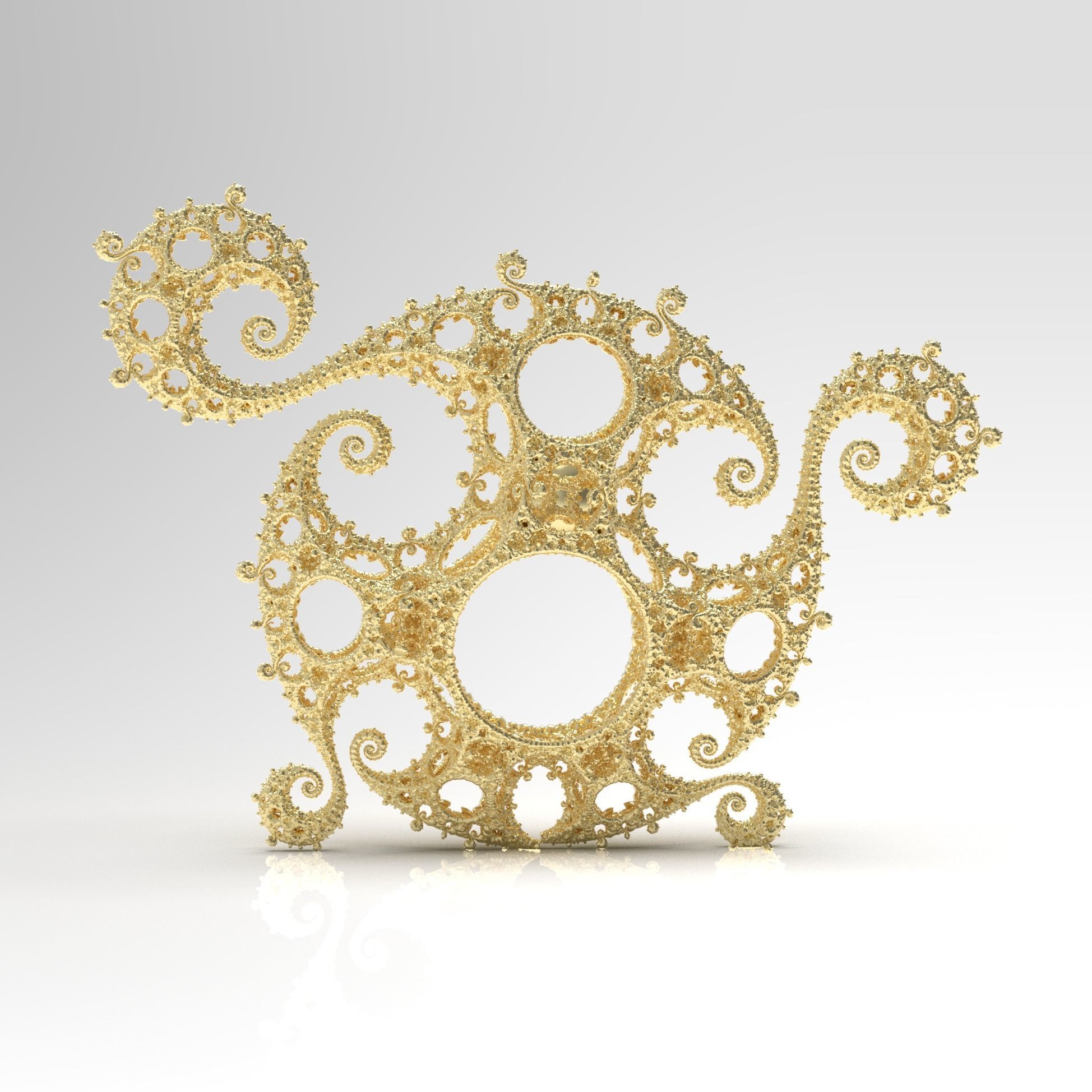 Fractal - JosleyKleinian - Mandelbulb 3D 3D model_1