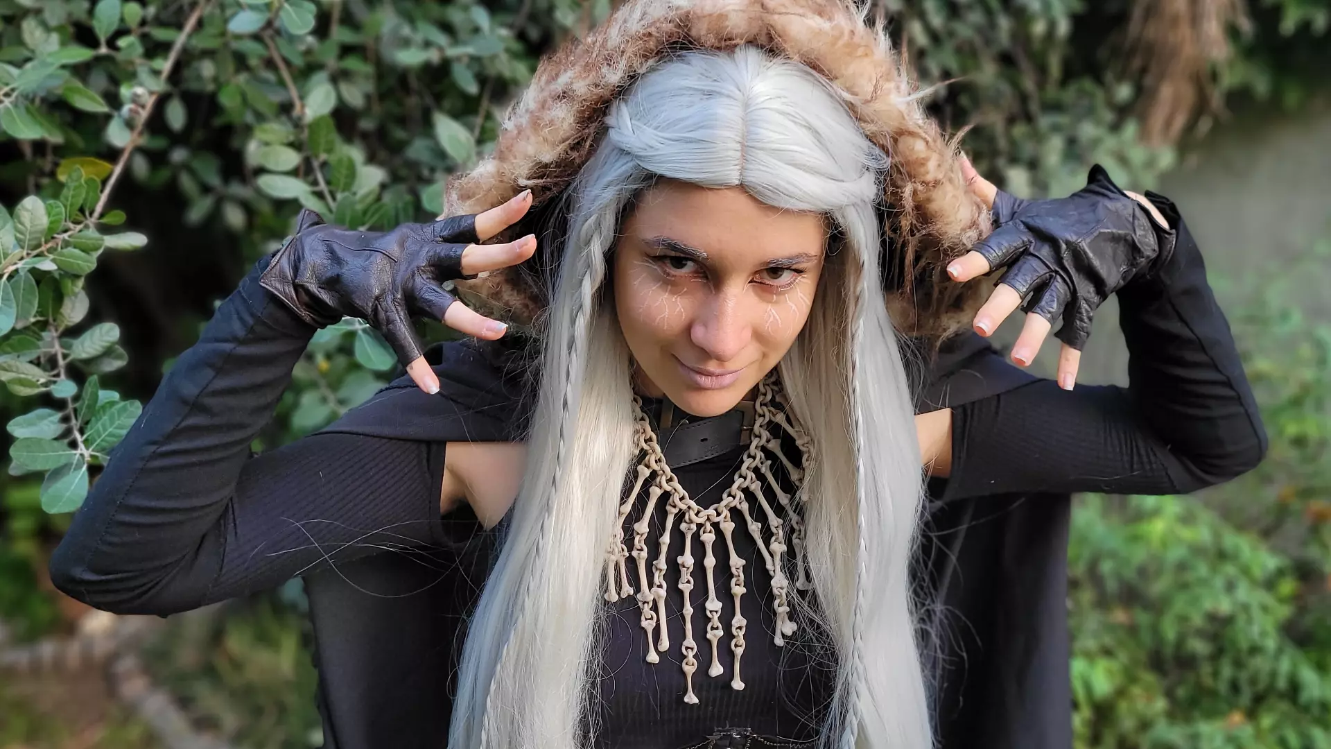 Bone Necklace - Halloween Accessory for Necromancer 3D print model_0