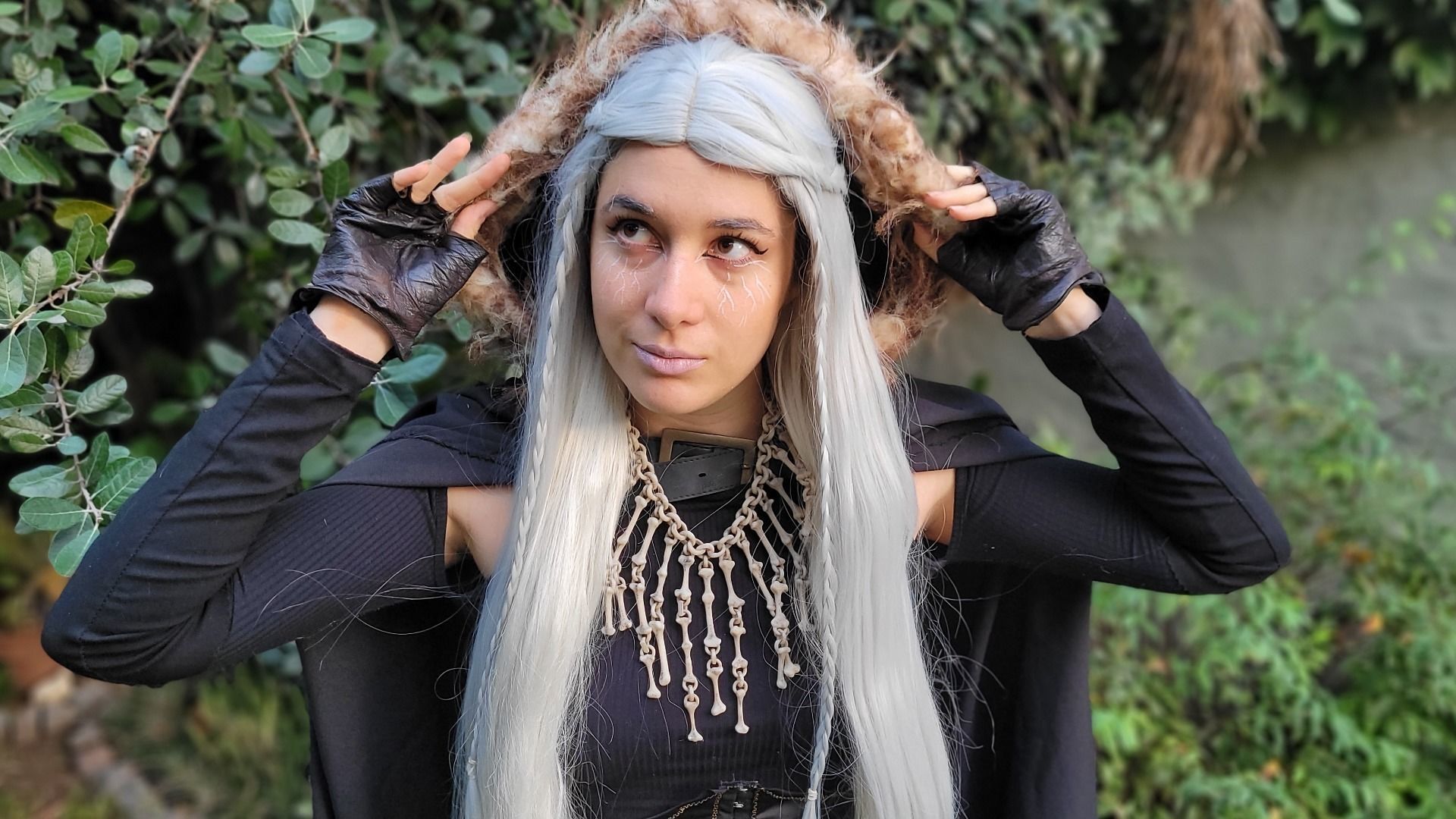 Bone Necklace - Halloween Accessory for Necromancer 3D print model_5