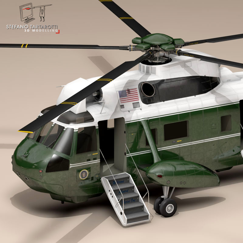 VH-3D Marine One 3D model_4