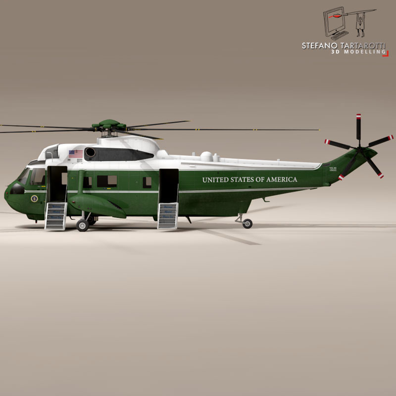 VH-3D Marine One 3D model_2