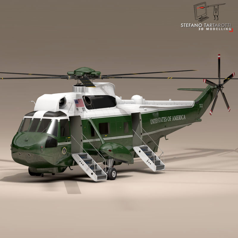 VH-3D Marine One 3D model_7