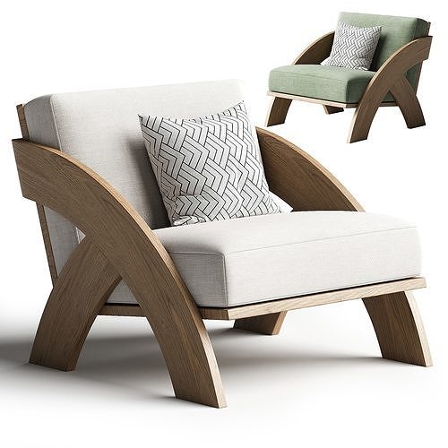 Arc Lounge Chair by Moving Mountains 3D model