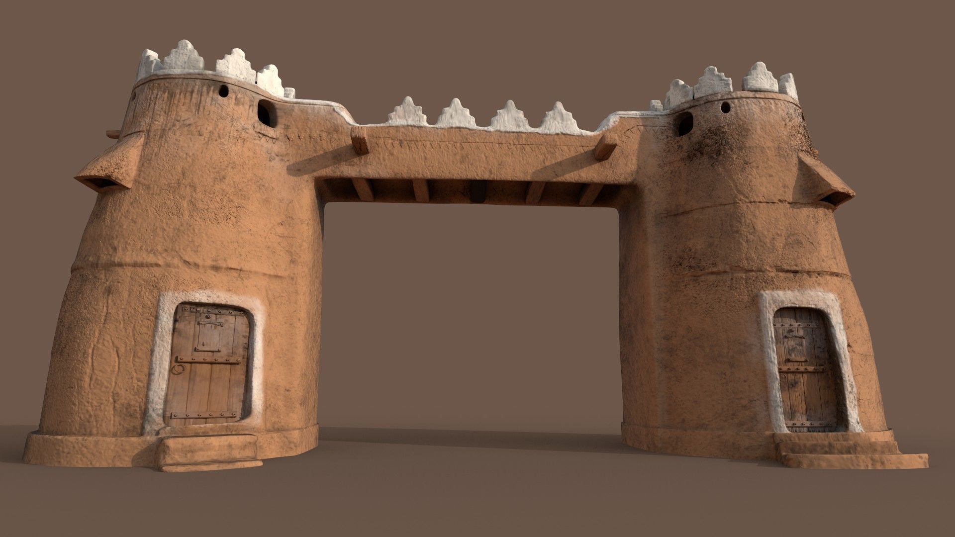 village-entrance-3d-model-cgtrader