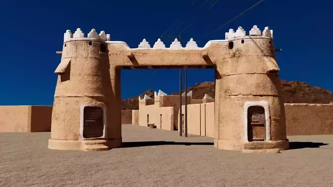 Village Entrance   3D model