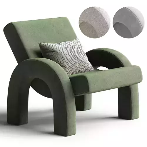 Arco Lounge Chair 3D model
