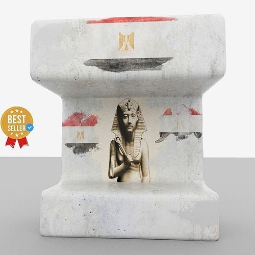 Egyptian bus stop 3D model