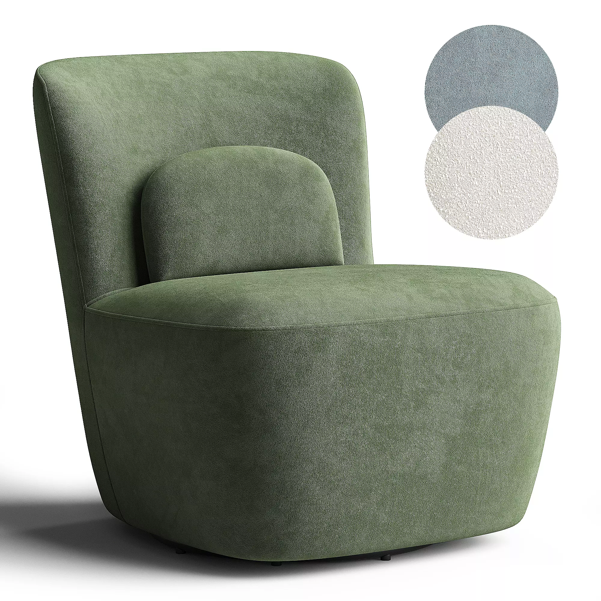 Armchair Twain by Dantone Home 3D model_0