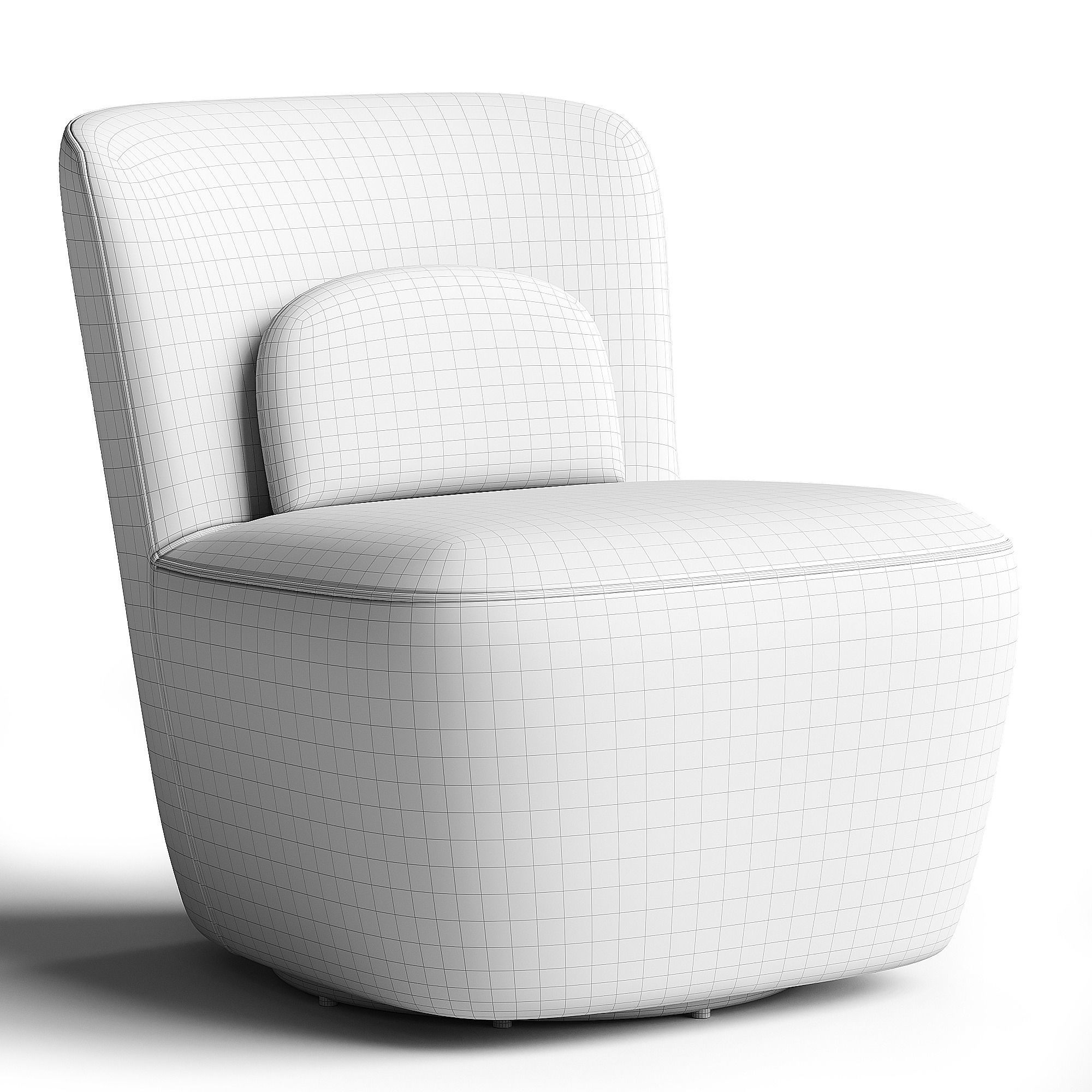 Armchair Twain by Dantone Home 3D model_3