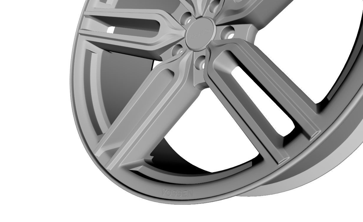 Wheel Model Vossen HYBRID  HF-1 3D model_17