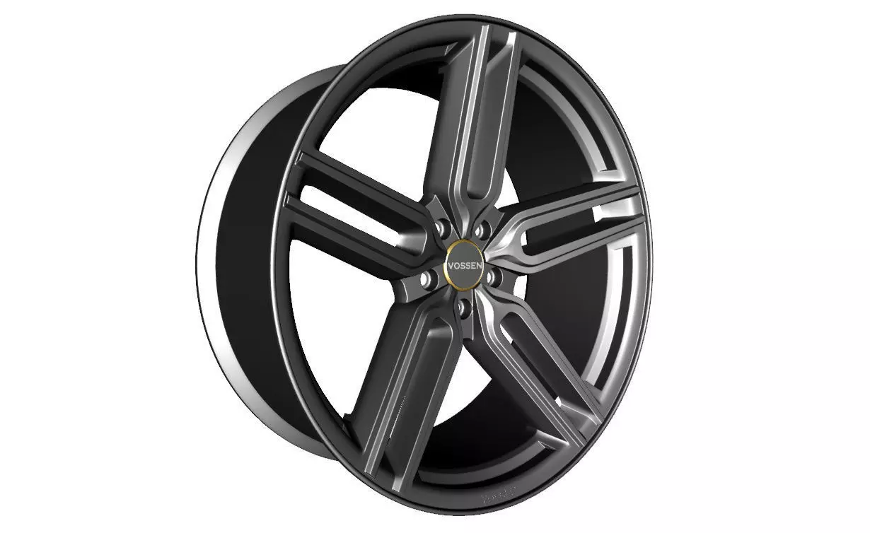 Wheel Model Vossen HYBRID  HF-1 3D model_0