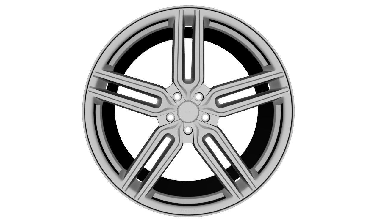 Wheel Model Vossen HYBRID  HF-1 3D model_13
