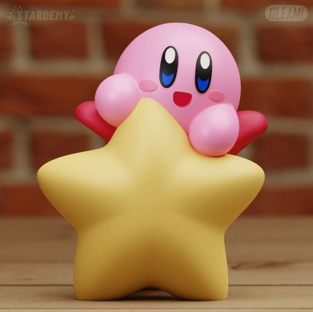Kirby Star 4 models Easy Print  3D print model_7