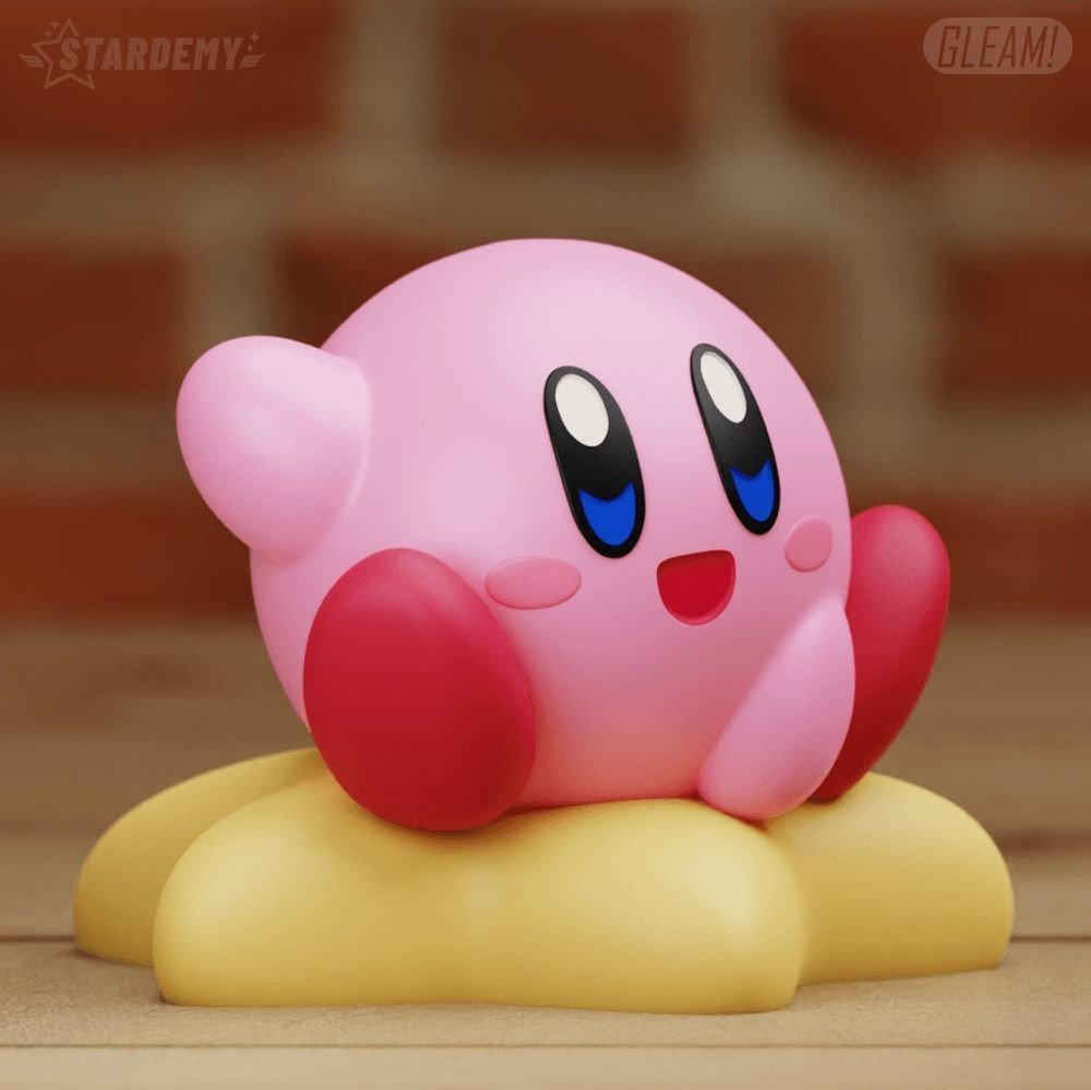 Kirby Star 4 models Easy Print  3D print model_13