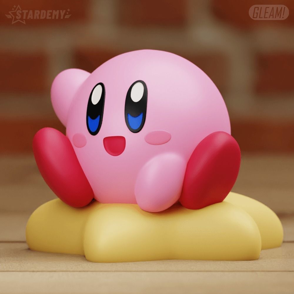 Kirby Star 4 models Easy Print  3D print model_12