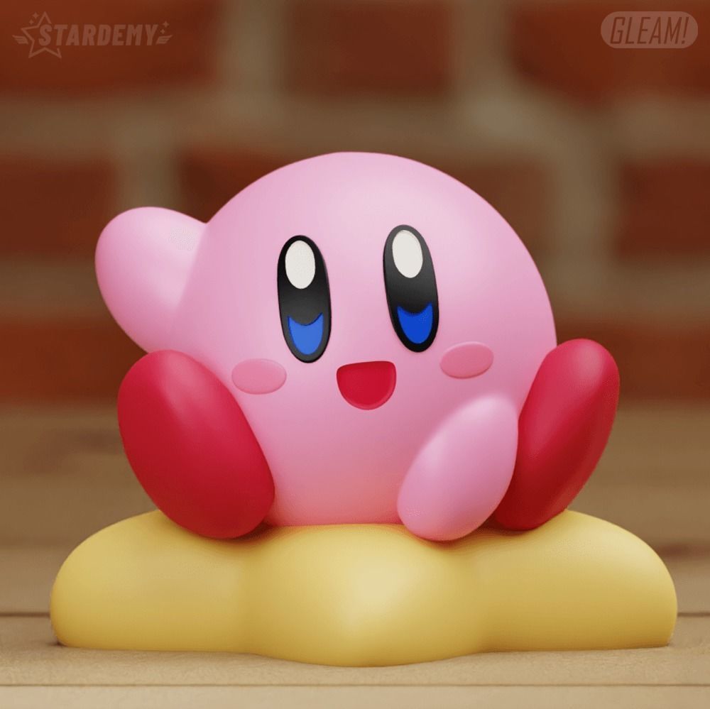 Kirby Star 4 models Easy Print  3D print model_11