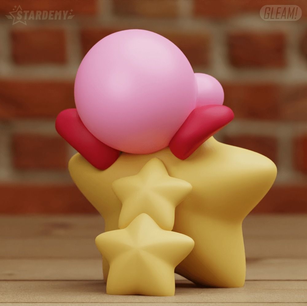 Kirby Star 4 models Easy Print  3D print model_9