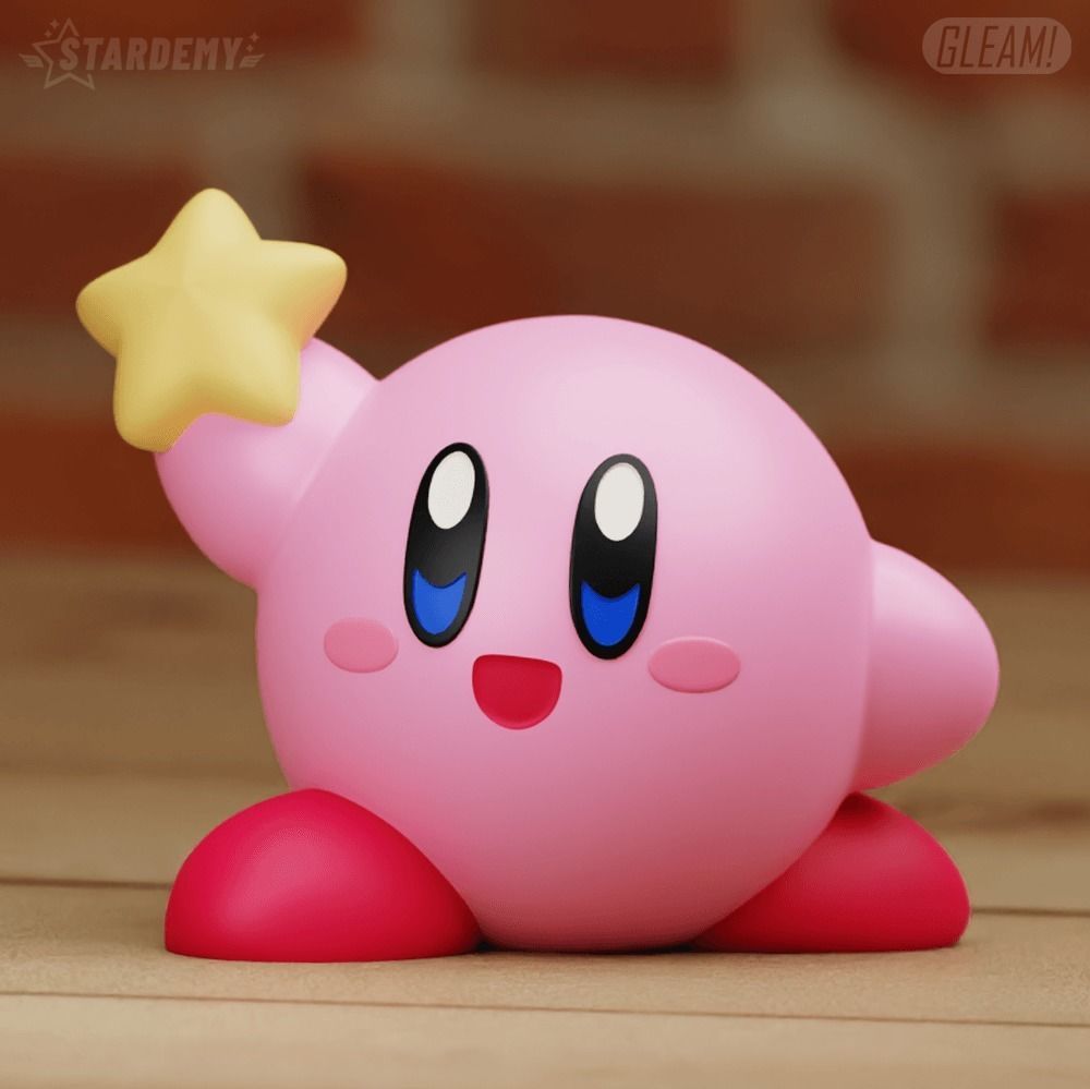 Kirby Star 4 models Easy Print  3D print model_4