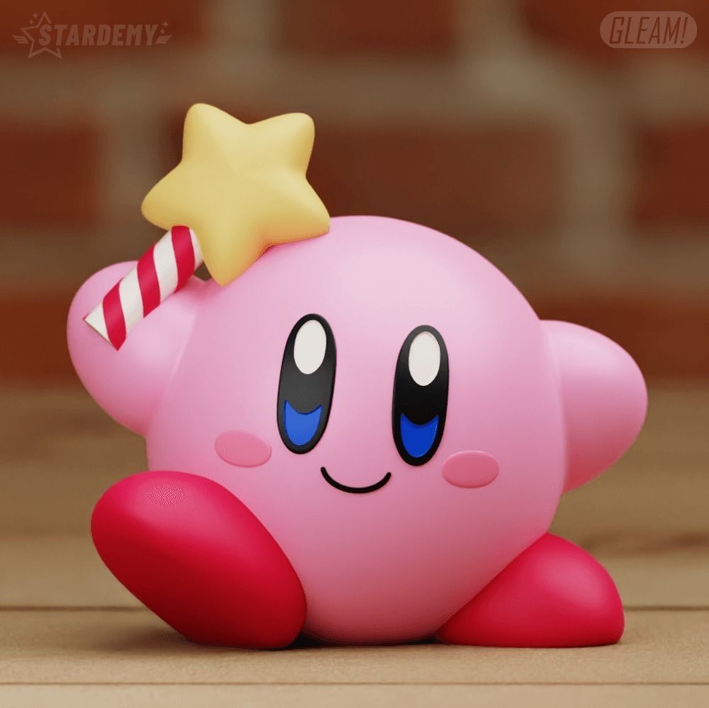 Kirby Star 4 models Easy Print  3D print model_3