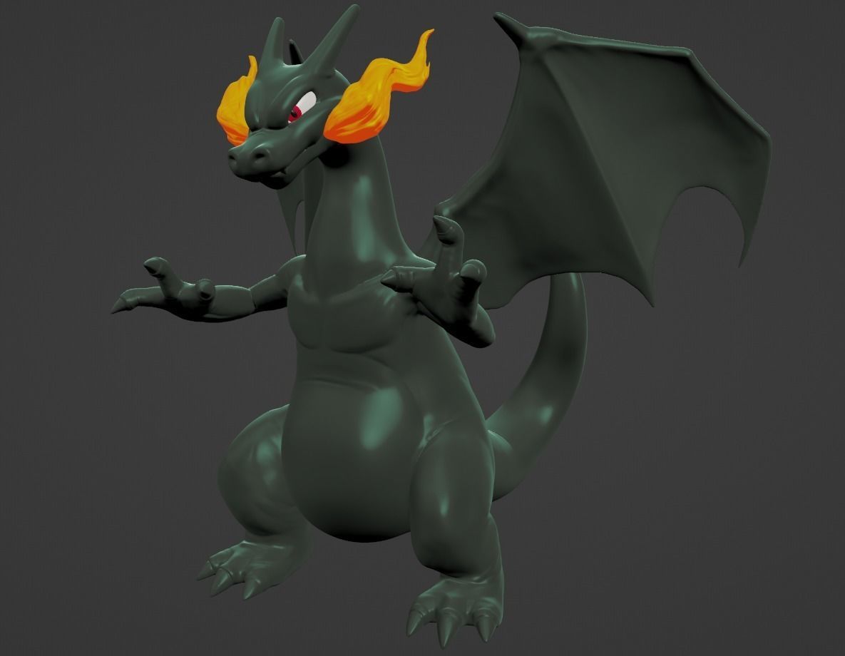 Charizard Pokemon 3D print model_12