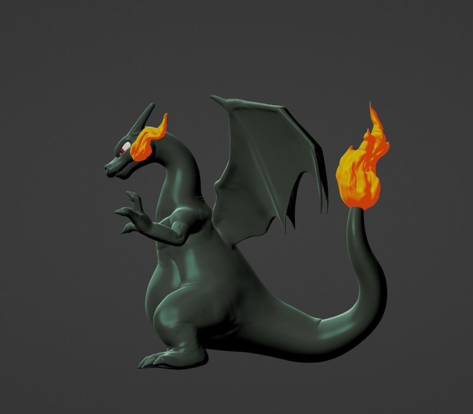 Charizard Pokemon 3D print model_11