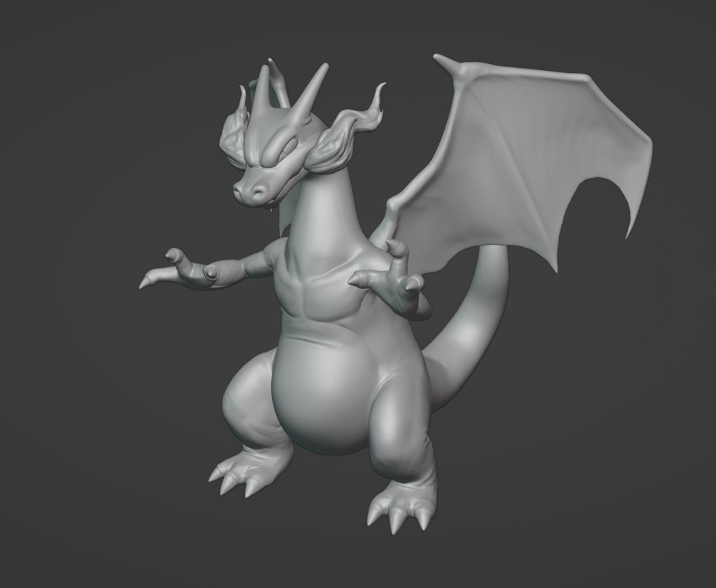 Charizard Pokemon 3D print model_14
