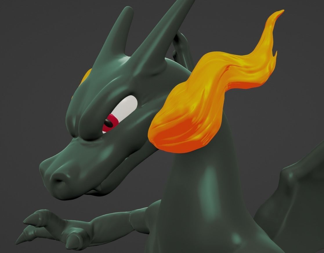 Charizard Pokemon 3D print model_10