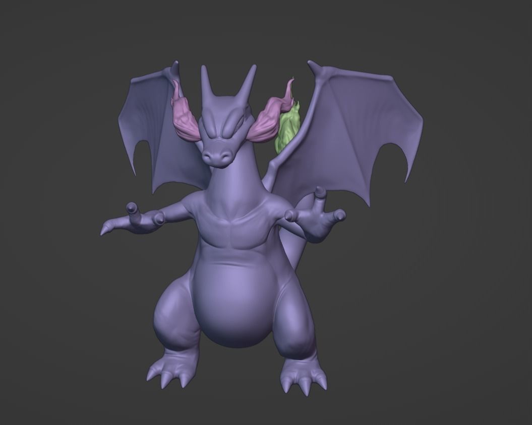Charizard Pokemon 3D print model_5
