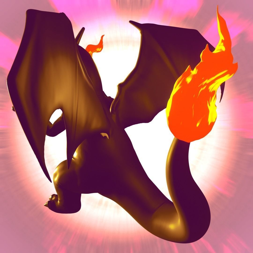Charizard Pokemon 3D print model_4