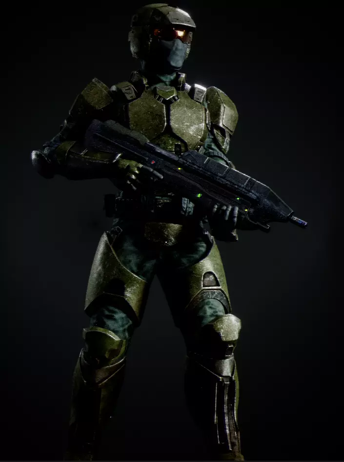 Halo Wars Styled Marine 3D model