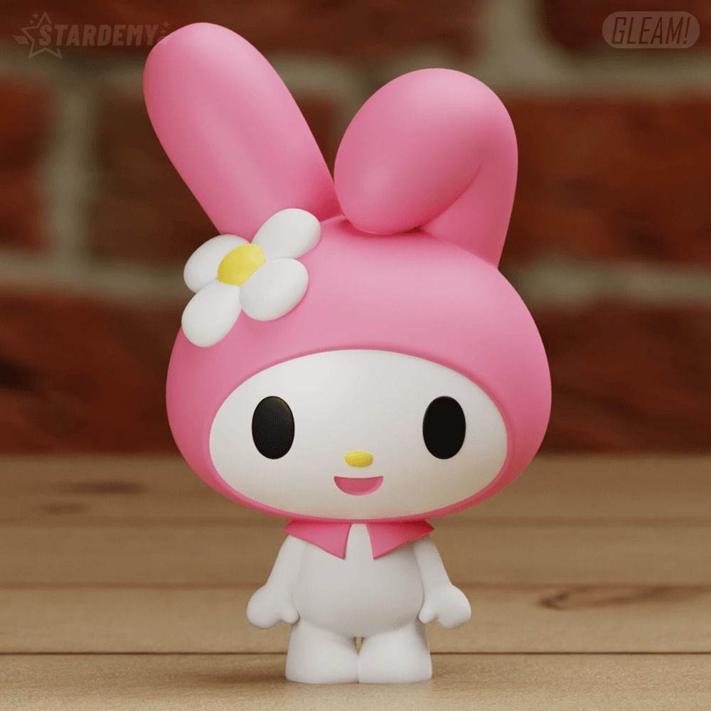 My Melody 3 models Easy Print Hello Kitty Sanrio 3D print model_5