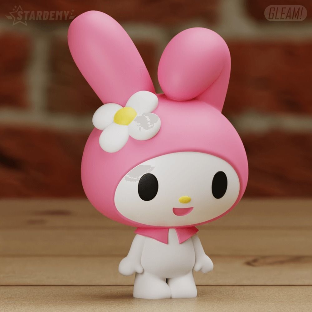 My Melody 3 models Easy Print Hello Kitty Sanrio 3D print model_7