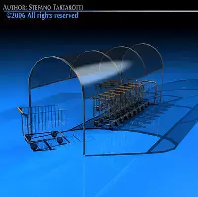 Shopping carts with cover