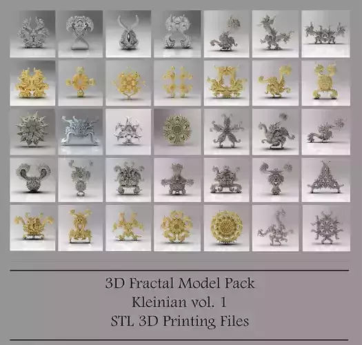 STL Fractal Pack 1