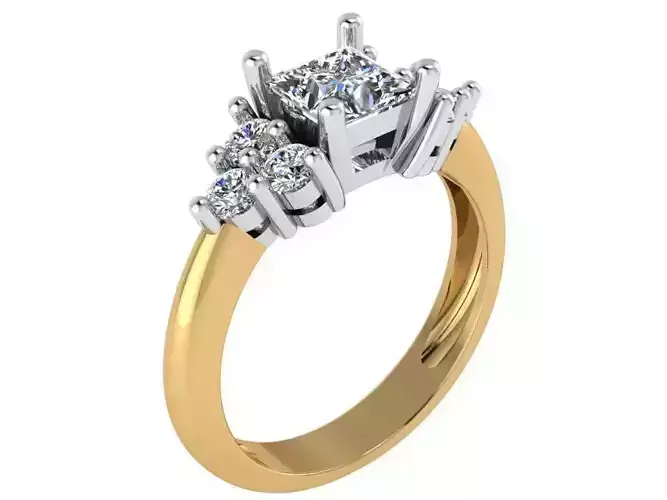 Princess Diamond Ring 1928