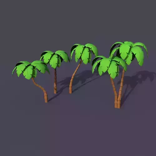 Stylized Palms LP Toon