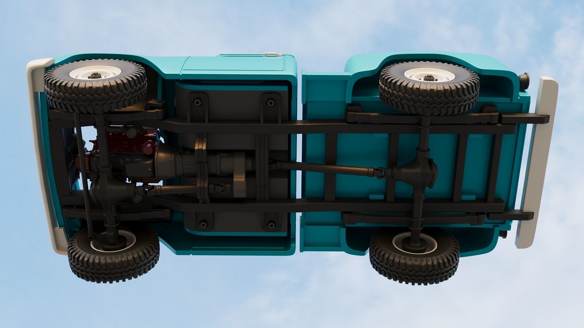 International Pickup C120 1962  3D print model_14