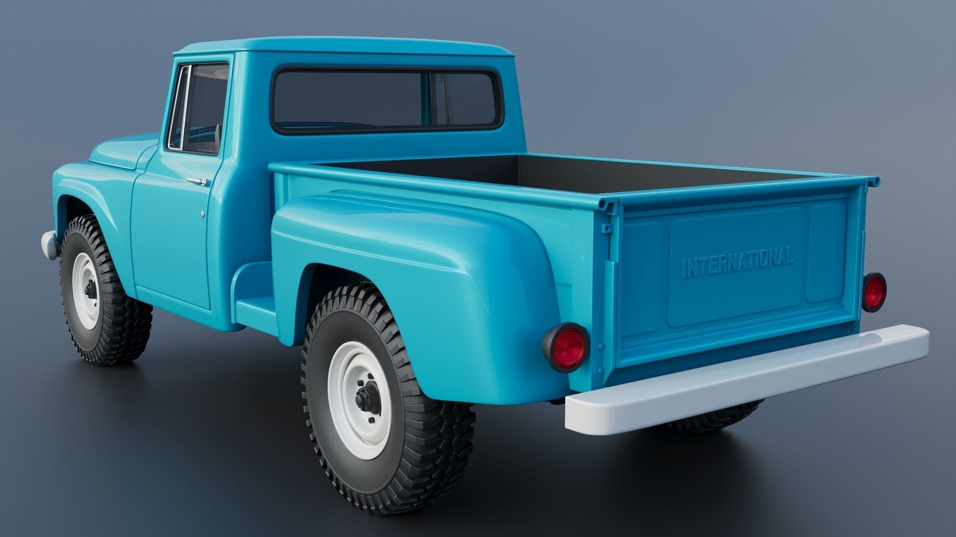 International Pickup C120 1962  3D print model_4