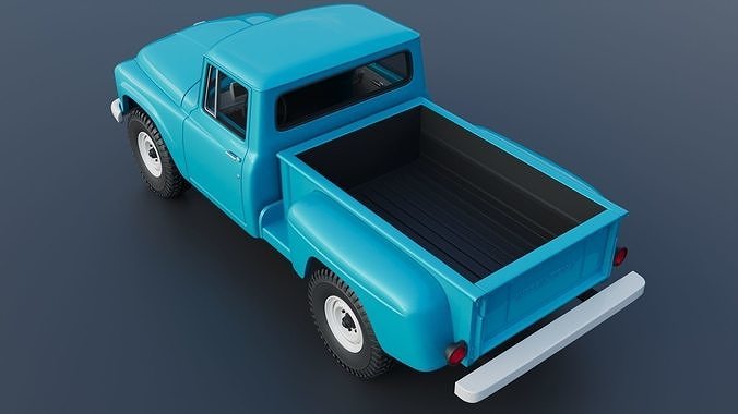 International Pickup C120 1962  3D print model 6