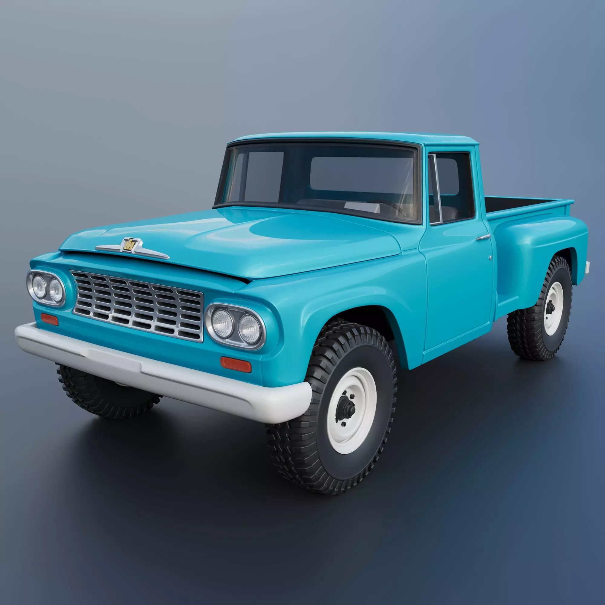 International Pickup C120 1962  3D print model_0