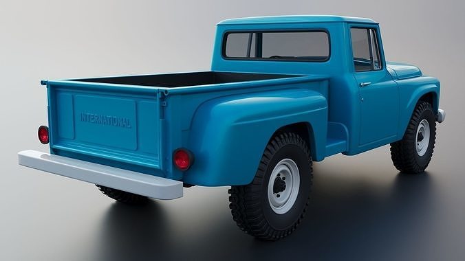 International Pickup C120 1962  3D print model 7