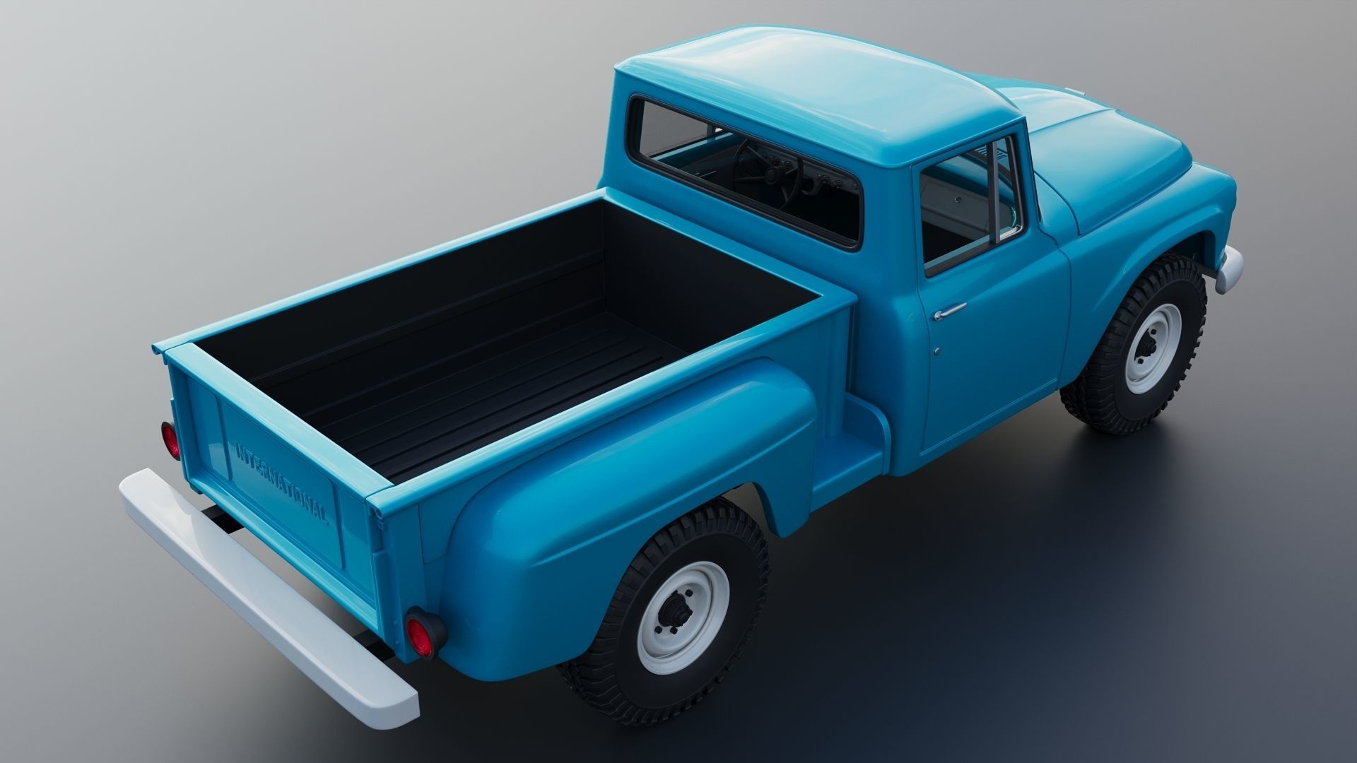 International Pickup C120 1962  3D print model_7