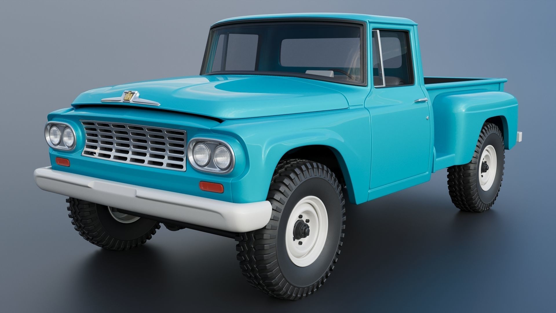 International Pickup C120 1962  3D print model_2