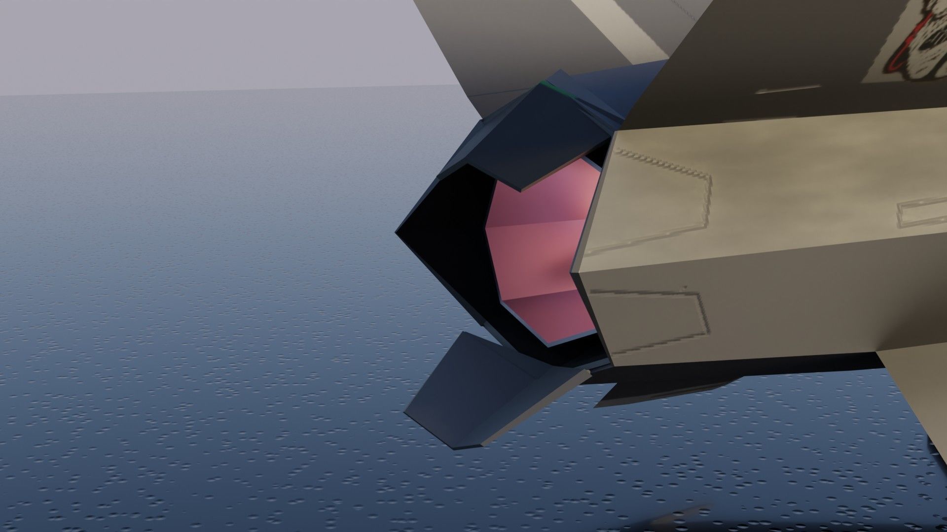 Mikoyan-Gurevich MIG-X21 Fishbone Low-poly 3D model_23