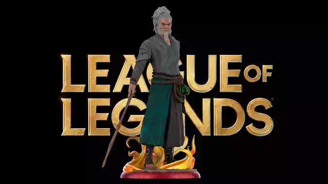 YASUO FORESEEN - STILL HERE - LEAGUE OF LEGENDS 3D print model