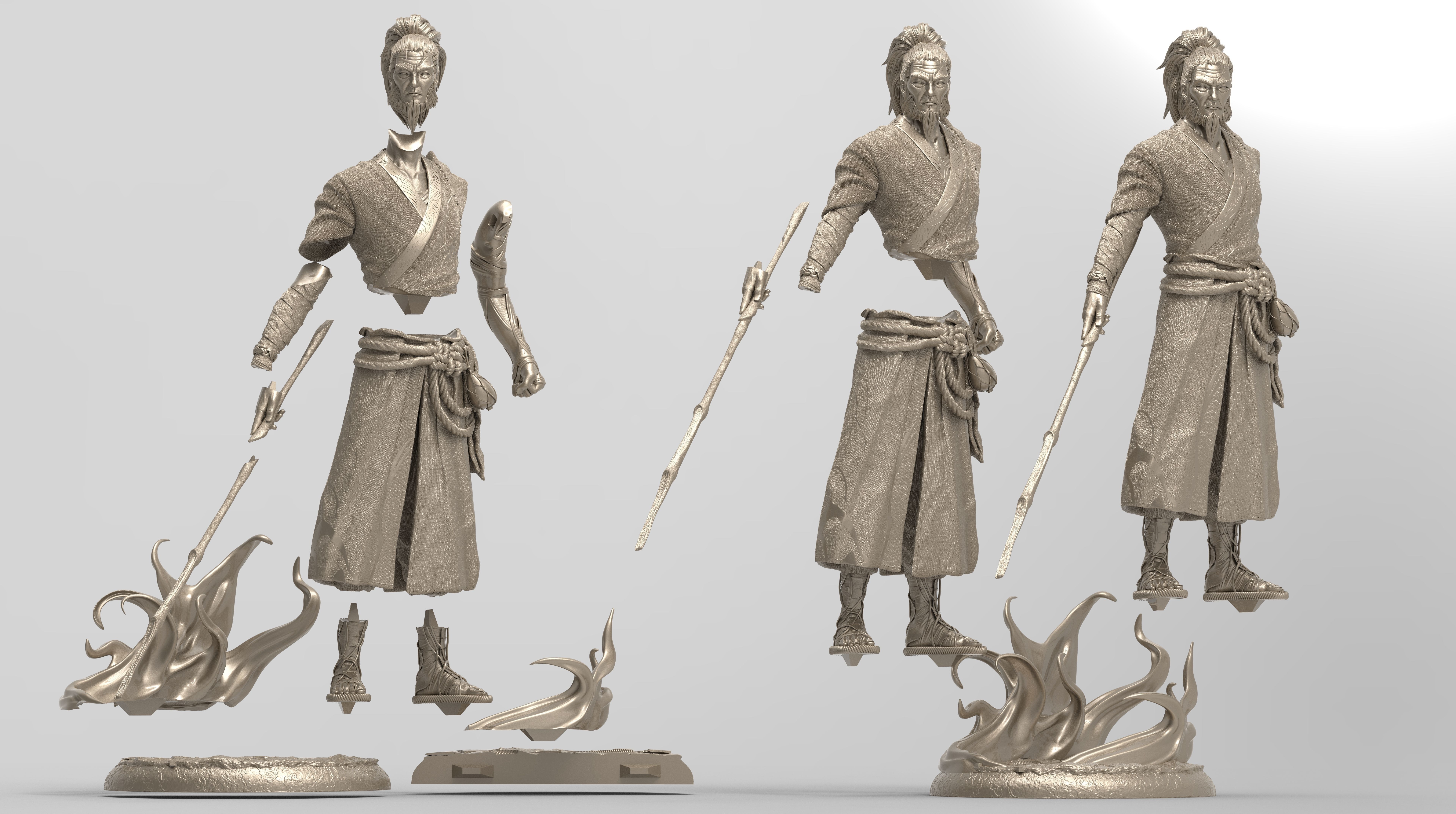 YASUO FORESEEN - STILL HERE - LEAGUE OF LEGENDS 3D print model_7