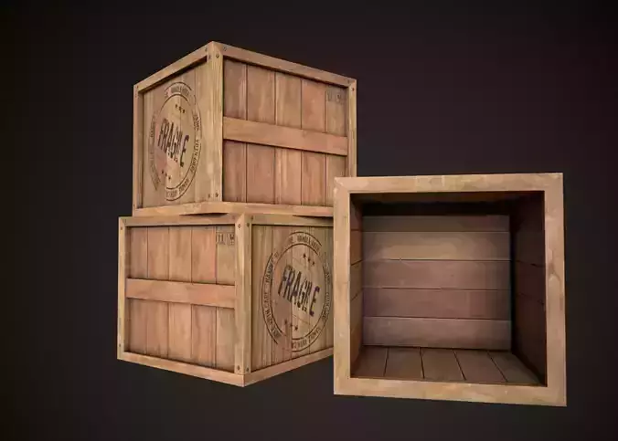 Wooden Crate-2