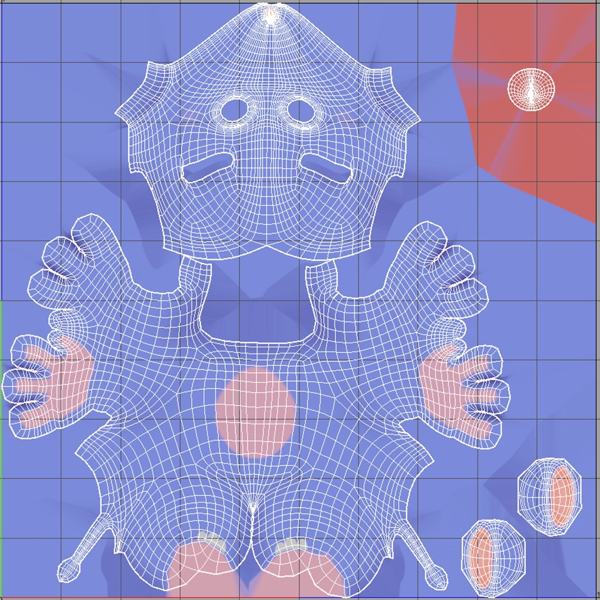 Cartoon Elephant Gaming Animation Low-poly 3D model_8