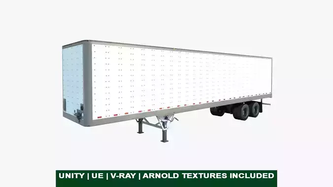 Generic Semi Trailer 01 For Heavy Truck All PBR Textures